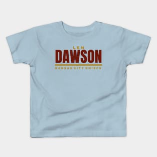 len dawson typography retro Kids T-Shirt